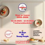 10 Tage — 50 Menschen — ein gemeinsamer Tisch